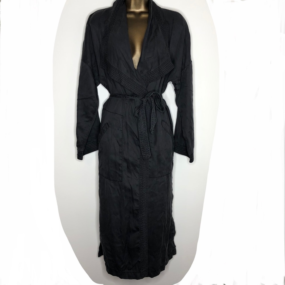 Hei Hei dark gray long duster jacket